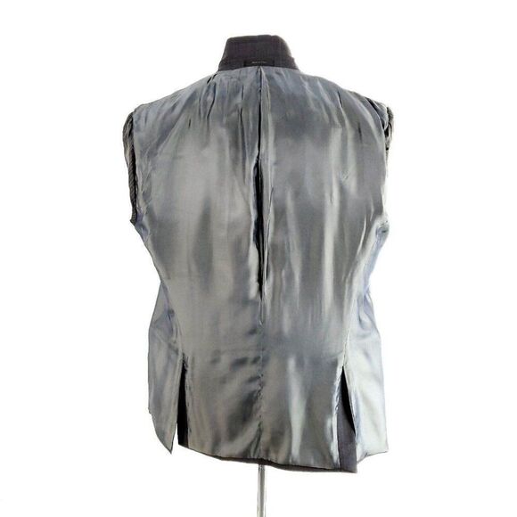 Calvin Klein Wool 2 Button Blazer‎ 44L Gray Sharkskin - Picture 10 of 10